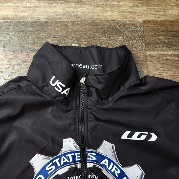 GARNEAU UNITED STATES AIR FORCE CYCLING TEAM JACKET SIZE LARGE - Picture 3 of 10
